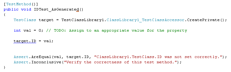 Test Method - As Generated